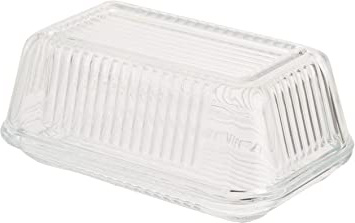 Kitchen Craft Vintage Style Butter Mantequillera de Vidrio
