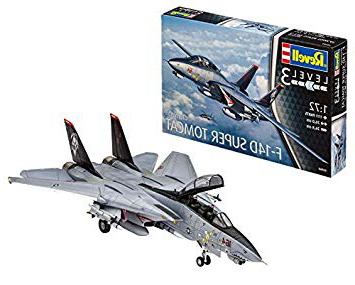 Revell Grumman F-14D Super Tomcat, Kit de Modelo, Escala 1:72 (3960) (03960), 26,0 cm