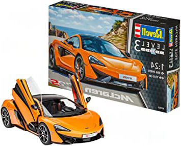 Revell MC Laren Maqueta McLaren 570S, Kit Modelo, Escala 1:24 (07051), 19,0 cm de Largo