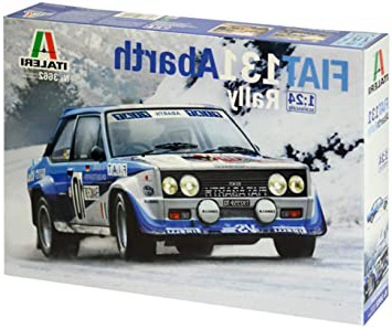 Italeri 3662 Modelo de plástico para Montar, Coche, Fiat 131 Abarth Rally, Modelo Kit, Escala 1:24