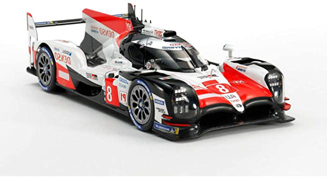 Tamiya 24349 24349-1:24 Toyota G.R. TS050 Hybrid LM - Maqueta de construcción de plástico (sin lacar)