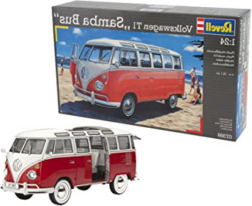Revell- VW T1 Samba Bus Maqueta Coche, Multicolor (07399) , color/modelo surtido