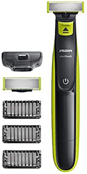 Philips QP2520/30 OneBlade - Recortador de barba, recorta, perfila y afeita, recargable