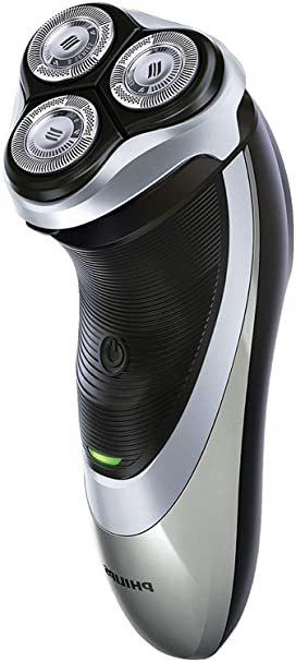 Philips PT860/16 Power Touch - Afeitadora eléctrica con cabezales flexibles DualPrecision, alimentado por batería, gris