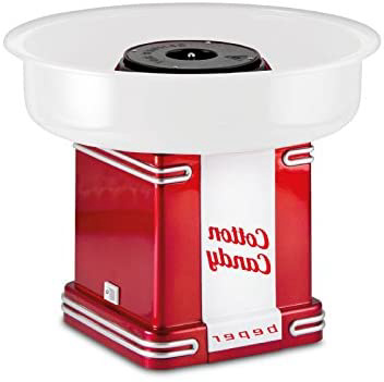 Beper Cotton Candy Máquina para hacer algodón de azucar 90.396, 800 W, Blanco y rojo