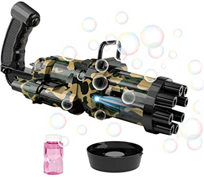 SPECOOL Maquina Burbujas Niños, Gatling