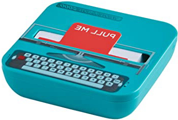 Mustard Wrote A Note 2000 - Taco de notas adhesivas,diseño de máquina de escribir
