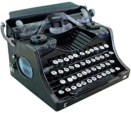 circulor Máquina De Escribir Vintage, Vintage Style Máquina De Escribir Clockwork Music Box Juguetes Retro Creativos Decoración De Mesa De Regalo