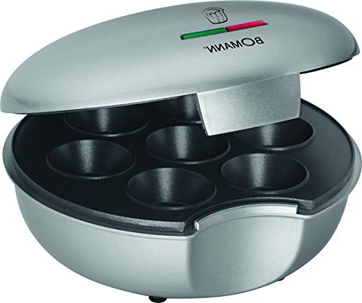 Bomann MM 5020 Máquina de Hacer Donuts o rosquillas, 900 W, Acero Inoxidable, Plateado