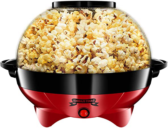 Gadgy ® Palomitero l con Capa Antiadherente l Maquina Palomitas de maiz | Silencioso y Rápido l Capacidad: 5 litros