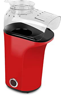 LKSIING Máquina Palomitas Vintage 1400W Palomitero con Velocidad Máxima de 3 Min Pop Corn Maker sin Grasa Libre de BPA