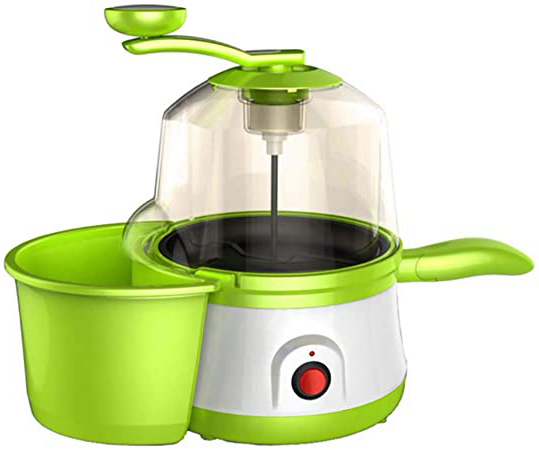 LKSIING Maquina de Palomitas Sin Grasa Aceita Removible y Libre de Palomitas Rápido y Fácil 360W Automática Máquina de Palomitas se Puede Usar como Barbacoa