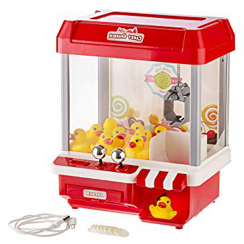 Gadgy ® Candy Grabber con 5 Canciones | Máquina Dulces | Cable USB y 10 Patos Incluido | Regalo Originales