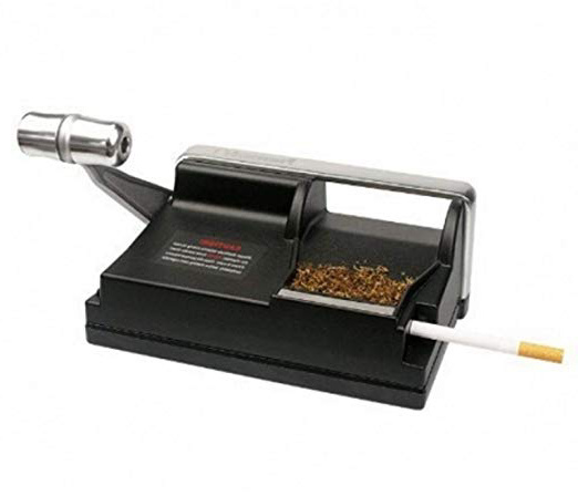 Máquina de Liar Cigarrillos, de plástico, Color Negro, 25 cm x 15 cm x 10 cm, de la Marca MM