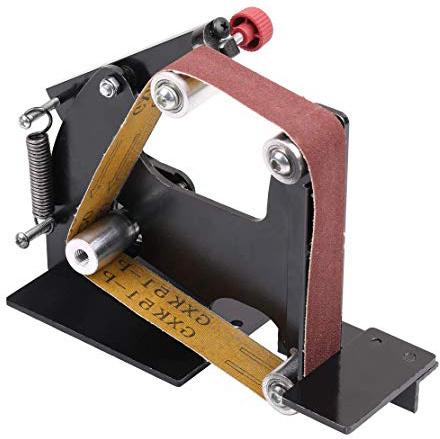 Godyluck Accesorios multifuncionales del Adaptador de la Correa de Lijado de la Amoladora de ángulo de Hierro de la máquina de Lijado Pulido de la máquina pulidora