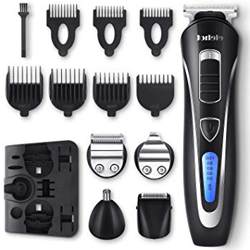 Cortapelos Profesional Hombre 5 en 1 con Peines Multifuncionales con base de carga PH-2701 ELEHOT