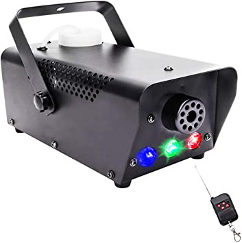 Máquina de Niebla, UKing 500W Máquina de Humo con Discoteca RGB LED Luces y Mando a Distancia para DJ Disco Boda Fiestas