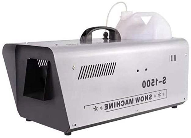 LYYAN Excelente Máquina para Nieve Artificial Invierno 1500W Control por Cable Tormenta de Nieve Efecto para Navidad Halloween Discoteca DJ Escenario Fiesta 54 * 34 * 35cm Disfrutar