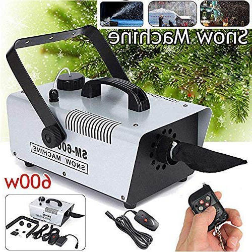 Máquina de nieve de 600 vatios, máquina de copos de nieve, máquinas de copos de nieve con control remoto, máquina de hacer nieve en invierno, para fiestas, desfiles, navidad, regalos para niños