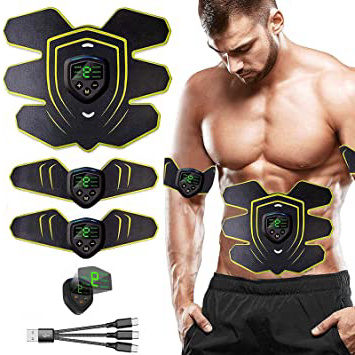 EMS Electroestimulador Muscular Abdominales, USB