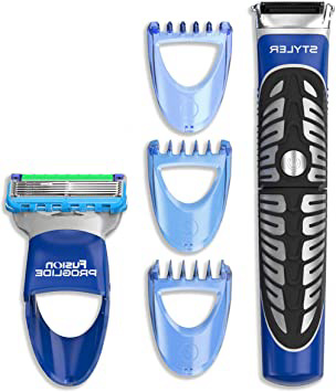 Gillette Styler Multiusos - Recortadora Barba, Maquinilla y Perfiladora, para Dominar Cualquier Estilo de Barba