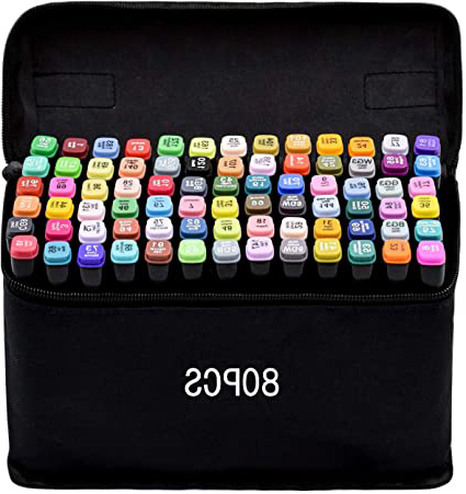 Rotulador de 80 Colores Marker