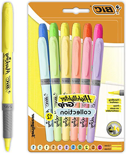 BIC Highlighter Grip Marcadores de