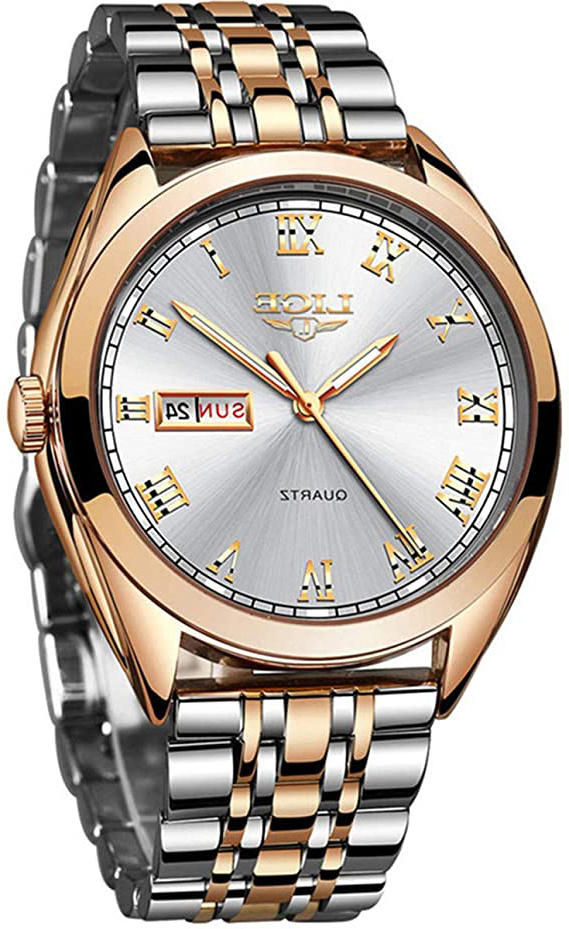 LIGE Relojes de Hombre Impermeable