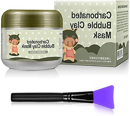 Mascarilla de Arcilla de Burbujas Carbonatada, MS.DEAR Mascarilla Exfoliante Facial, Blanqueamiento y Hidratación, Deep Cleansing Mascarilla de poros, Kit de Máscara Facial de Burbujas