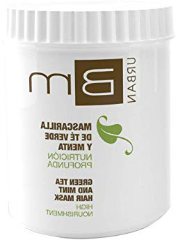 Blumin Mascarilla de Pelo/Mascarilla para el Cabello de Té Verde y Menta Ultranutritiva y Duradera, 700 ml