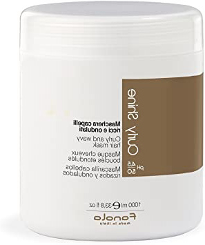 Fanola Curly Shine - Mascarilla cabellos rizados y ondulados - cuidado de rizos