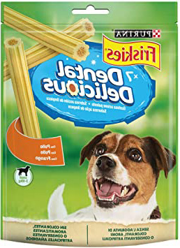 Purina Friskies Dental Delicious golosina dental para Perro Pequeño 6 x 100 g