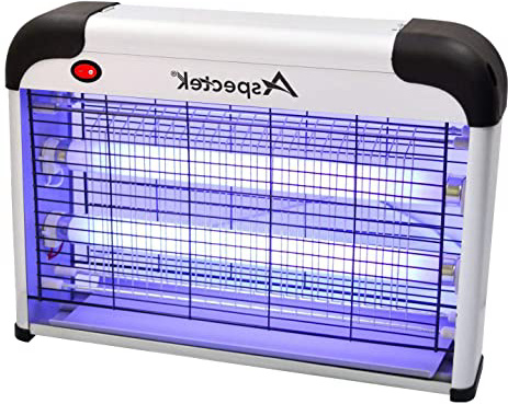 







Aspectek Lámpara Matamoscas Electrico, Atrapa UV Lampara para Mata Mosquitos e Insectos, Control multi-insecto 20 W, Efecto 60 m², Dispositivo de Suspensión Plateado






