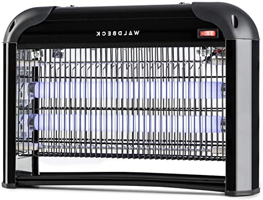 Waldbeck Mosquito Ex 4000 Trampa para Insectos - Trampa Ultravioleta, Antimosquitos, Sin químicos tóxicos, Silencioso y sin Malos olores, 30 W, Aplicable a 100 m², Se Puede Colgar, Negro