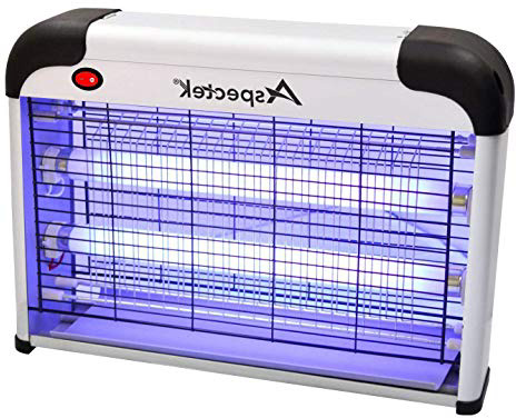Aspectek Lámpara Mata Insectos Electrico Mata Moscas Mejor Solución Contra Mosquitos, Polillas, Zancudos, Moscas, y mas Insectos. (20 Watt) Lámpara Antimosquitos - Lámpara de mosquitos (20 Watt)
