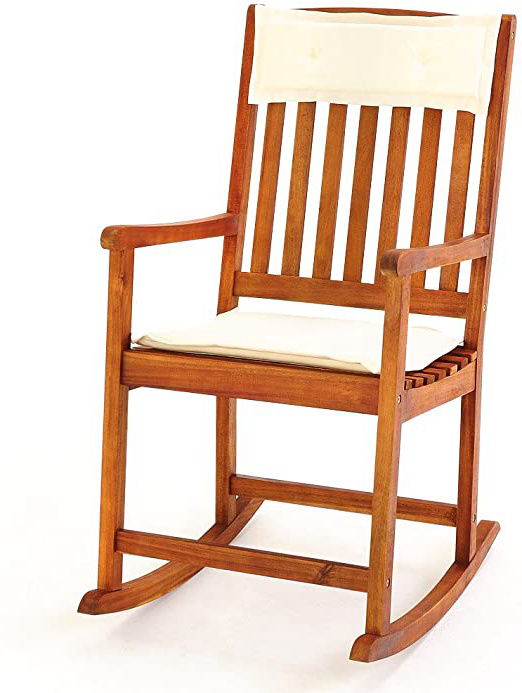 Deuba Mecedora de madera de