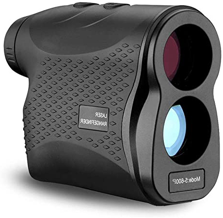 VGROUND Telémetro de Golf IP54 Impermeable a Prueba de Agua 656 Yardas / 600 Metros 6 x Aumento con Bloqueo de Bandera, Niebla, Distancia, Medición de Velocidad para Caza, Rugby, Tenis, Golf