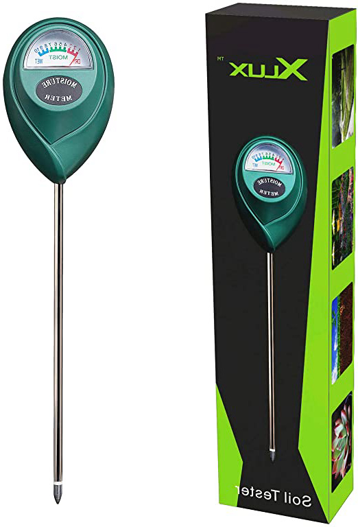 XLUX T10 Capteur d’humidité du sol, hydromètre pour le jardinage, l'Agriculture, ne nécessite pas de piles
