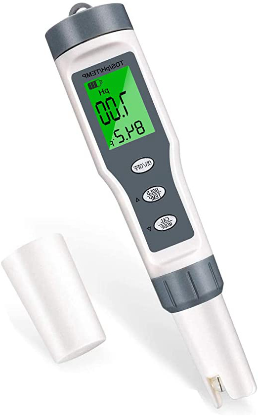 MOCOLI Medidor Digital de Calidad del Agua 3 en 1 PH/TDS/Temp Medidor de Prueba de Calidad del Agua, Auto-Calibración/Auto-Apagar, Compensación de Temperatura, para acuarios Hidropónicos Pool Labo