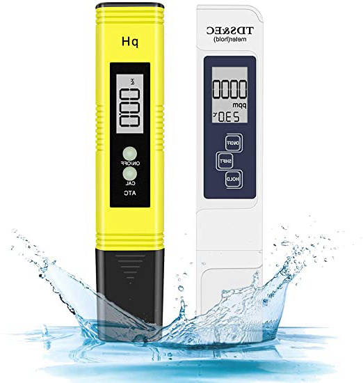 Eletorot Medidor de PH Medidor de Prueba de Calidad del Agua PH y TDS 4 en 1 Medidor tds para Acuarios Medidor ph Agua, Piscina, Jardín