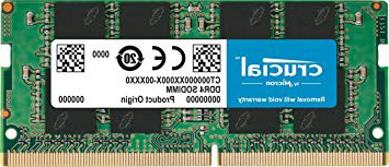Crucial CT8G4SFS824A Memoria RAM de 8 GB (DDR4, 2400 MT/s, PC4-19200, Single Rank x 8, SODIMM, 260-Pin)