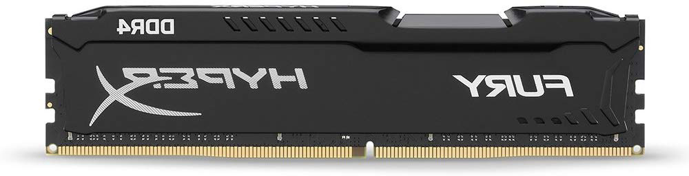 HyperX Fury - Memoria RAM de 16 GB (DDR4, 2400 MHz, CL15, DIMM XMP, HX424C15FB/16) Color Negro