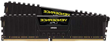 Corsair Vengeance LPX Módulo de Memoria de Alto Rendimiento, 16GB ,2 x 8GB DDR4 3000MHz XMP 2.0 C16, Negro