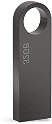 Memorias USB 32GB, Mini Pendrive 32GB USB Unidad Flash Impermeable Memoria Stick 32 GB Colgante para Almacenamiento de Datos Externo