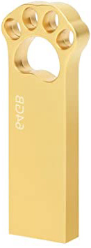 Pendrive 64 GB, Metal Memoria USB 64 GB Mini Pen Drive USB 2.0 Memoria Flash 64GB para Computadoras, Tabletas Almacenamiento de Datos Externo (Oro)