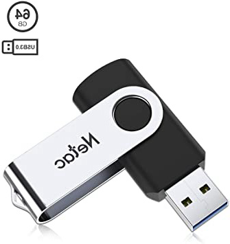 Memorias USB 64GB, Diseño Giratorio Mini Pen Drive velocidades de Lectura de hasta 90MB/s, USB 3.0 Flash Drive para Computadoras, Tabletas Almacenamiento de Datos