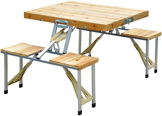 Outsunny Maleta Mesa Plegable Camping