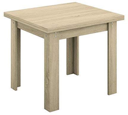 Mobelcenter - Mesa Cuadrada Extensible Logan - Cambrian - 90 x 90-180 cm (0596)