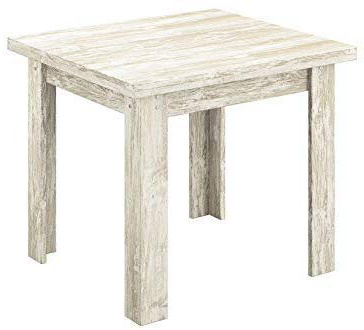 Mobelcenter - Mesa Cuadrada Extensible Logan - Vintage - 90 x 90-180 cm (0767)
