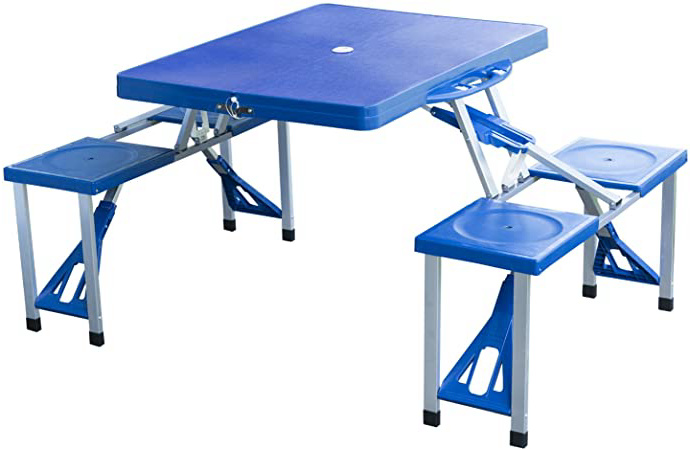 Outsunny Mesa Maleta de Camping